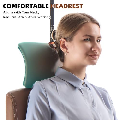 Leather Office Chair,Executive Ergonomic Desk Chair for Home Office, Brown - color: Brown