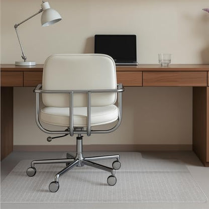 VEVOR Chair Mat with Lip, 36 x 48-inch Office Chair Mat for Low Pile Carpeted Floors, Plastic Floor Protector Rug with Studded, Non-Slip & Easy to Clean, Smooth Glide Under Desk Rug for Home Office