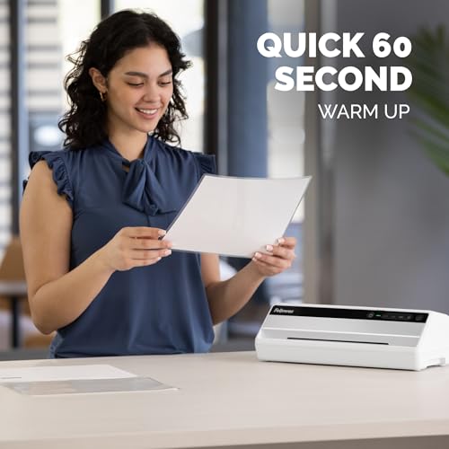 Fellowes Saturn™ 95 Thermal Laminator Machine, 9.5", Fast 60 Sec Warm Up - size: 9.5", style: Fastest