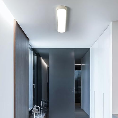 Qcyuui LED Ceiling Light, 39.4 in 48W Dimmable Kitchen Ceiling Light | Linear Flush Mount Light with Remote, 3000K-6500K, Modern Cream Acrylic Fixture for Bedroom, Hallway, Office, Closet - color: Cream/Dimm/48W/39.4IN, size: 39.4in