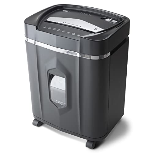 Aurora Anti-Jam 16-Sheet Crosscut Paper/CD and Credit Card Shredder/ 5-Gallon pullout Basket 30 Minutes Continuous Run Time - style: 16-Sheet CrossCut Shredder