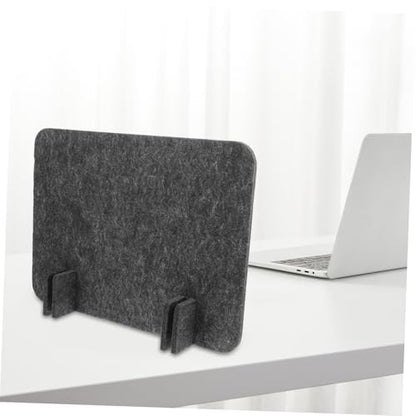 Ergonomic Workspace Divider Soundproof Privacy Panel for Schools Office Black Grey