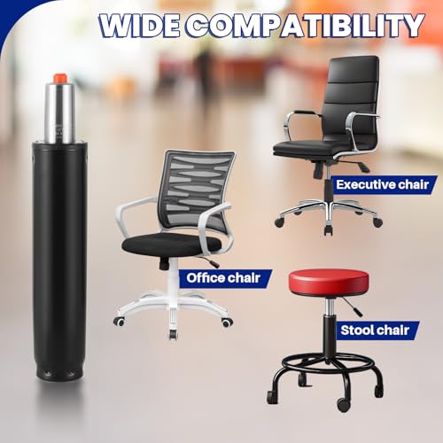 MAOPINER Office Chair Cylinder Replacement, 5" Long Stroke Gas Lift, Heavy-Duty Hydraulic Piston for Most Office Chairs