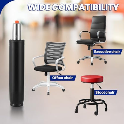 MAOPINER Office Chair Cylinder Replacement, 5" Long Stroke Gas Lift, Heavy-Duty Hydraulic Piston for Most Office Chairs