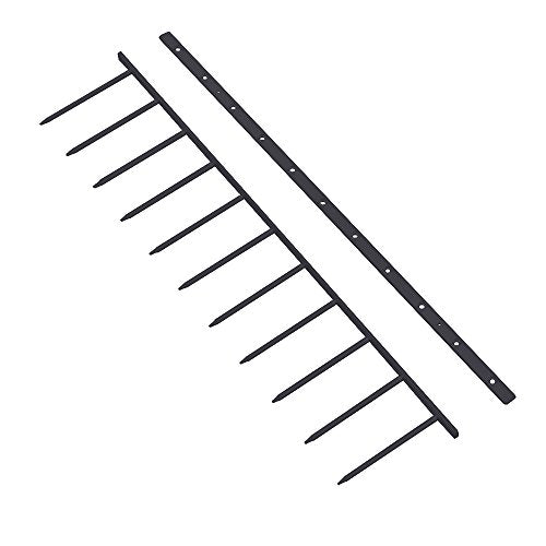 11-Inch x 2-Inch Velobind Binding Spines - VBH1102 - Durable - 11 Pins Per 11-Inch Long Spine - Pre-Sized to Fit Letter-Sized Paper - Compatible with Velobind Binding Machines - 100 per Box - color: Dark Gray