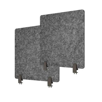 Freestanding Acoustic Desk Partition NoiseReducing Panels for Soundproofing & Privacy Office Desk Dividers (Black) Enhance Work Focus & Productivity - color: Black