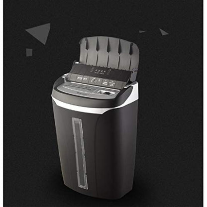 Black Shredder-Paper Shredder, Auto Feed, Super Cross-Cut, Stack-and-Shred ，Credit Card Office Shredder