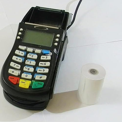 BAM POS Thermal Receipt Paper - BPA Free, Shrink Wrapped Rolls - Compatible With Clover Mini, Mobile, First Data FD130, FD50, FD55, Verifone Omni 3200, 3210, 3300 - Pack of 50 Rolls