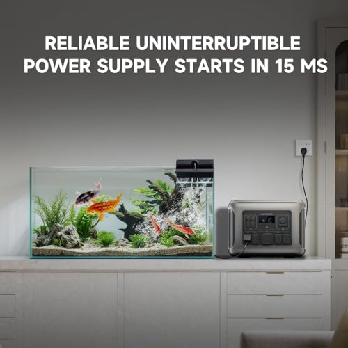 ALLPOWERS R2500 V2 Portable Power Station, 1920Wh, 2500W LiFePO4 Battery | 1000W MPPT Solar Input, <15ms UPS, 1 Hr Full Charge, 100W USB-C Output Solar Generator for Home Backup RV Emergency Camping - color: R2500(1920wh)
