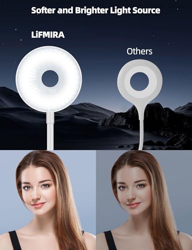 Clip on Light, LED Reading Light for Beds Headboards,5 Color Modes Dimmable | Flexible Clip on Lamp with Clamp,Eye-Friendly Book Light Reading Light for Books in Bed Bedside Desks White - color: White