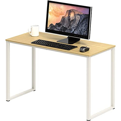 SHW Mission 32-Inch Home Office Computer Desk, Oak - color: Oak, size: 32-Inch