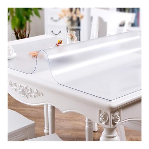 Table Protector for Dining Room Table Oil Proof PVC Table Cover for Desk Floor Table,34×60in - size: 34×60in