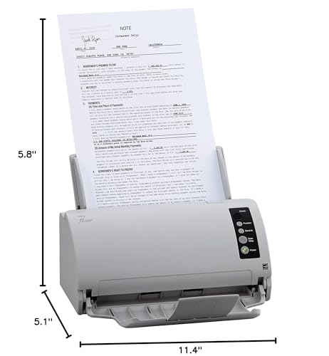 Fujitsu fi-7030 Value-Priced Front Office Color Duplex Document Scanner | Auto Document Feeder (ADF) - style: fi-7030 Scanner (27 ppm)