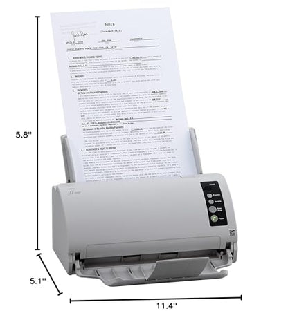 Fujitsu fi-7030 Value-Priced Front Office Color Duplex Document Scanner | Auto Document Feeder (ADF) - style: fi-7030 Scanner (27 ppm)