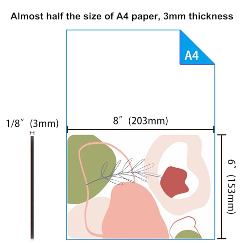 Audimi Small Mouse Pad 6 x 8 Inch, Mini Mouse Pad Thick for Laptop Wireless Mouse Home Office Travel, Portable & Washable (Cute Rose) - color: Rose