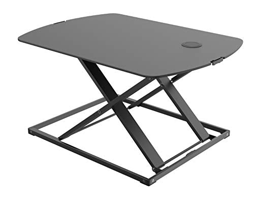 Bostitch Office Sit Stand Desk Converter, Height Adjustable Workstation Riser, Includes Wireless Charging Pad, Black (STND-3122BK) - style: Sit-Stand