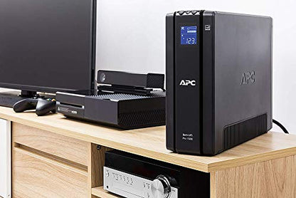 APC UPS Battery Backup Surge Protector with AVR, 1500VA, APC Back-UPS Pro (BR1500G) Bundle Including 16GB DataTraveler