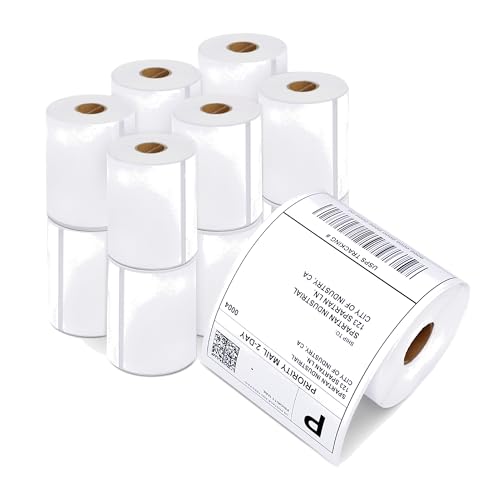 4x6 Shipping Labels, Direct Thermal Labels, DYMO 4XL 1744907 | Return Address Labels for Mailing, Packages - Compatible with Zebra, Rollo Printers - (2640 Count, 12 Rolls, Not 5XL) - size: 4" X 6" - 1744907 (12 Rolls)