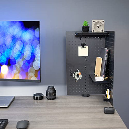 VIVO Clamp-on 20 x 24 in Desk Pegboard - color: Black, size: 24"