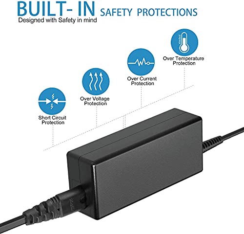 BestCH Global AC Adapter for Epson DS-530 DS530 Color Duplex Document Scanner, A471H A472E Document Scanner A4 Mobile Inkjet Printer PX-S05B B581A PX-S05W A221E 2105378-00 A462E Scanner