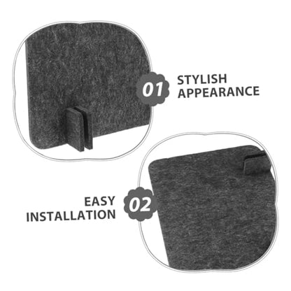Felt Acoustic Desk Divider Panel for Office and Classroom Privacy