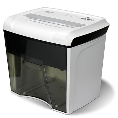 Aurora Desktop Style High-Security Anti-Jam 12-Sheet Micro-Cut Paper and CD/Credit Card/Junk Mail Shredder with 1.8 Gallon Pullout Basket/Security Level P-4 - style: 12-Sheet Microcut / P4