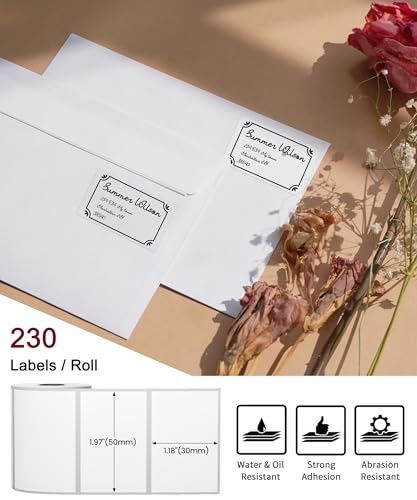 [3x230 pcs] Phomemo Original Labels M110-1.97'' x 1.18''(50x30mm) - size: 1.97" x 1.18" (50x30mm)