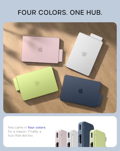 Satechi 6-in-2 USB-C Snap Hub, 4K/60Hz HDMI, for MacBook Neo, Indigo - color: Indigo