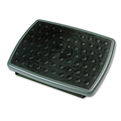 3M Adjustable Foot Rest, 18 in Wide Non-Skid Platform, Grey