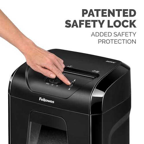 Fellowes Powershred 60MC Micro-Cut 10 Sheet Home Office Paper Shredder