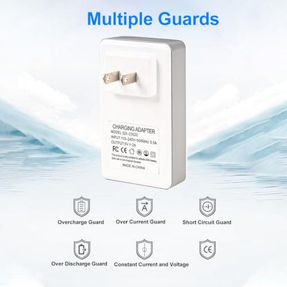 fosa USB 2A Uninterruptible Power Supply, Mini UPS Battery Backup 2600mAh Power Supply for Outdoor Cameras and Security (US Plug)