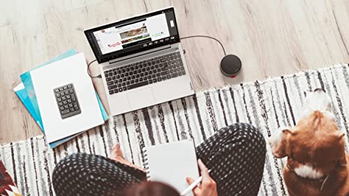 Lenovo Go Wired Speakerphone - Omni-Directional Mic - Plug-and-Play - USB-C Connectivity - Certified for Microsoft Teams, Gray - style: Team Certified