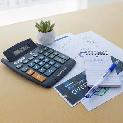 BAZIC Products 8-Digit Large Desktop Calculator, Tilt Display | adjustable tilt display and large keys for everyday math - size: 1 Unit