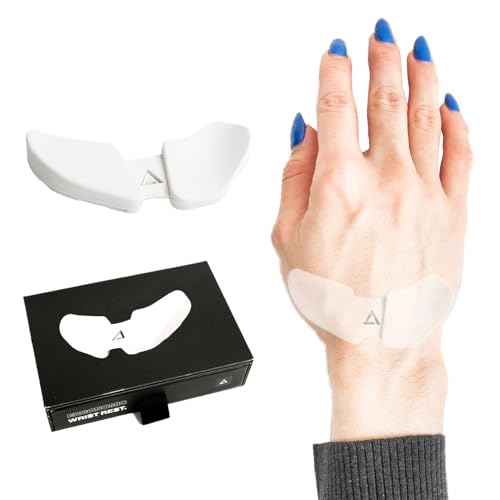 DELTAHUB Carpio 2.0 - Right-Handed Truly Ergonomic Wrist Rest for Mouse, Carpal Tunnel Support, Pain Relief, Anti-Fatigue, Easy Glide, Sleek, Office Computer, Laptop, Gaming - Small, White - color: Right - White, size: Small