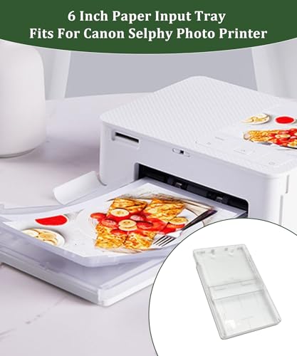 6 Inch Paper Tray, 100×148mm Postcard Size Holder Paper Input Tray | Fits for Canon Selphy CP900 CP910 CP1200 CP1300 CP1500 Photo Printer