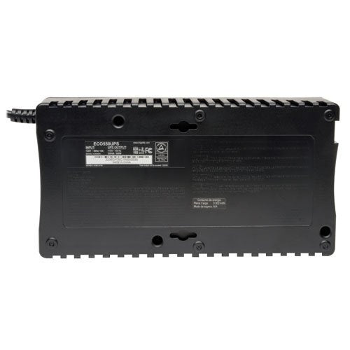 Tripp Lite INTERNET550SER 550VA 300W UPS Desktop Battery Back Up Compact 120V DB9 RJ11 PC, 8 Outlets,Black
