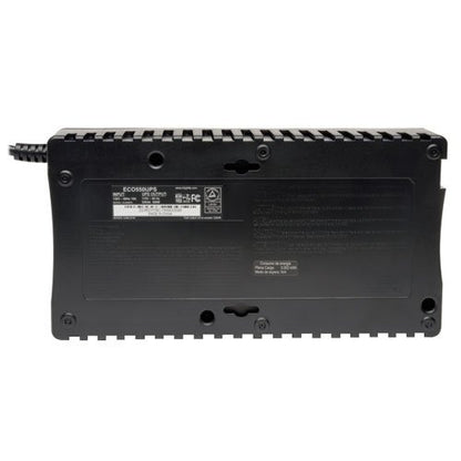 Tripp Lite INTERNET550SER 550VA 300W UPS Desktop Battery Back Up Compact 120V DB9 RJ11 PC, 8 Outlets,Black
