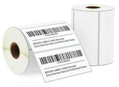BETCKEY - 4" x 2" (102 mm x 51 mm) Thermal Labels, [2 Roll/1500 Labels] - color: 02-rolls (1500 Labels)