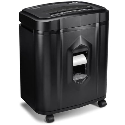 Aurora AU1225MA High-Security 12-Sheet Micro-Cut Paper and CD/Credit Card Shredder/ 5-Gallon Pullout Basket/40 Minutes Run Time - style: 12-Sheet Micro-cut