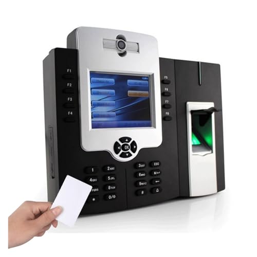 Mutil Language Time Clock for Small Businesses Biometric Fingerprint Time Attendance Clock Machine with Access Control Default for Small Businesses(ID WiFi adms) - size: ID wifi adms