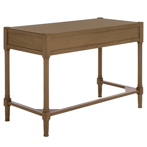 SAFAVIEH Home Collection – Filbert Desert Brown Writing Desk, 2-Drawer Traditional Desk, Classic Home Office Design (DSK5701G) - color: Desert Brown