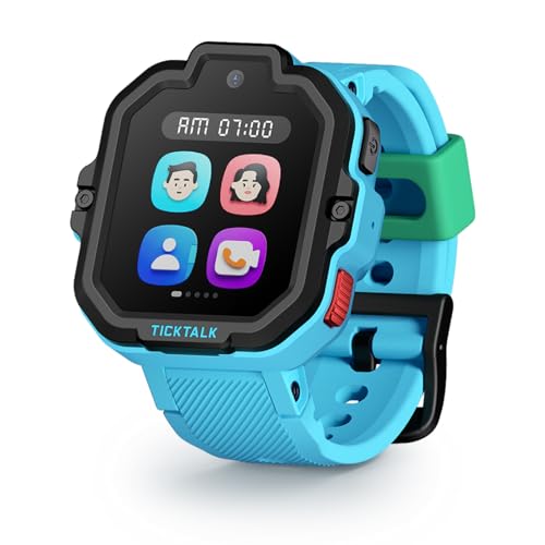 TickTalk5 Kids Smart Watch with GPS Tracker, Calls, Texts and SOS Ages 3-12 | Kids Smartwatch with HD Calling, SMS, GPS Tracking, Parental Controls, Music & Wellness