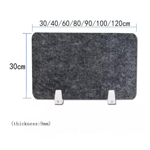 Desk Privacy Divider, Sound Proof Dividers, Clamp- Divider Acoustic DividerDesktop Standing Cubicle Partition for Classroom Libraries Room Table(Black,60x30cm) - color: Black, size: 60x30cm