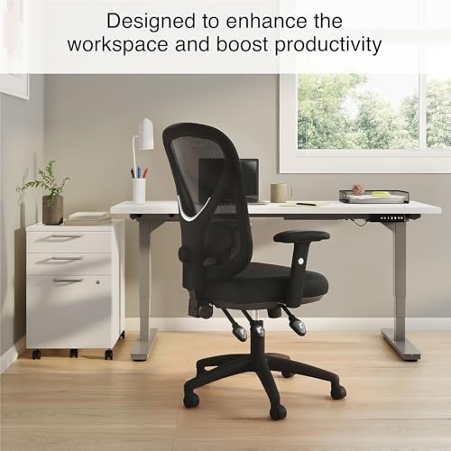 Staples Ergonomic Mesh Task Chair, Lumbar Support, Black, 2-Pack - style: 2 Pack