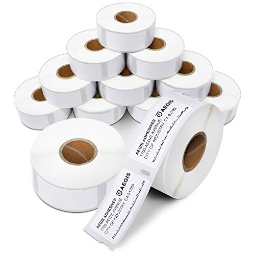 Replacement for DYMO 30336 (12 Rolls, 6000 Labels) 1" X 2 1/8" - size: 1" X 2-1/8" - 30336