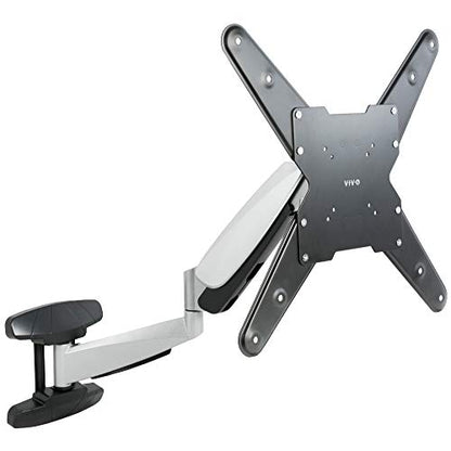 VIVO Counterbalance 40 to 70 inch LCD LED Plasma Screen TV Wall Mount, Above Fireplace Height Adjustable Pneumatic Spring Fully Articulating Bracket, Silver, MOUNT-VW03G - size: 40-70" screens, style: Wall Mount