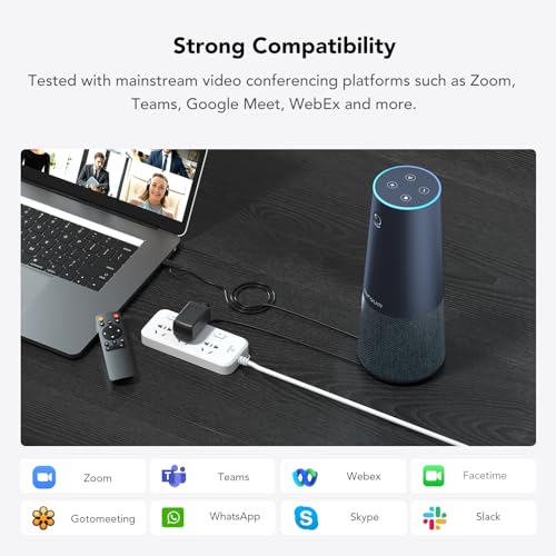 NUROUM C40 2K Video Conference Webcam with Microphone and Speaker