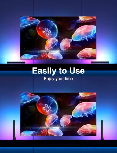 RGB IC LED Light Bar, TV Backlights 16.53 inches - size: 16.53 inches(tall, Rectangular Design)