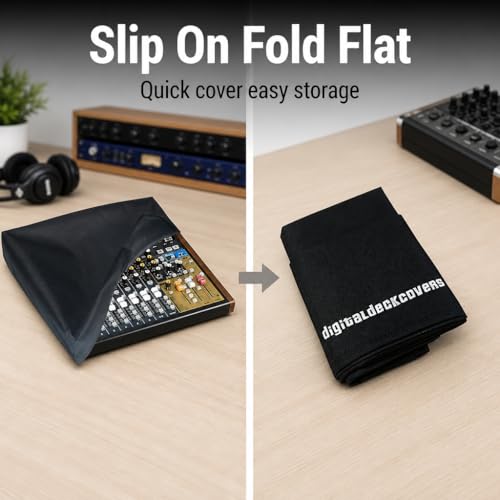 DigitalDeckCovers Dust Cover Compatible With Tascam Model 12