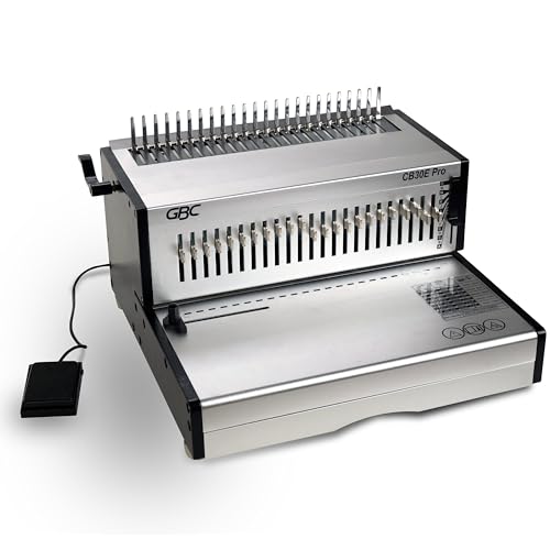 GBC Binding Machine, CB30E PRO CombBind Electric Punch and Comb Binding Machine, Punches 30 Sheets, Binds 500 Sheets (WSM200005) - style: CB30E PRO